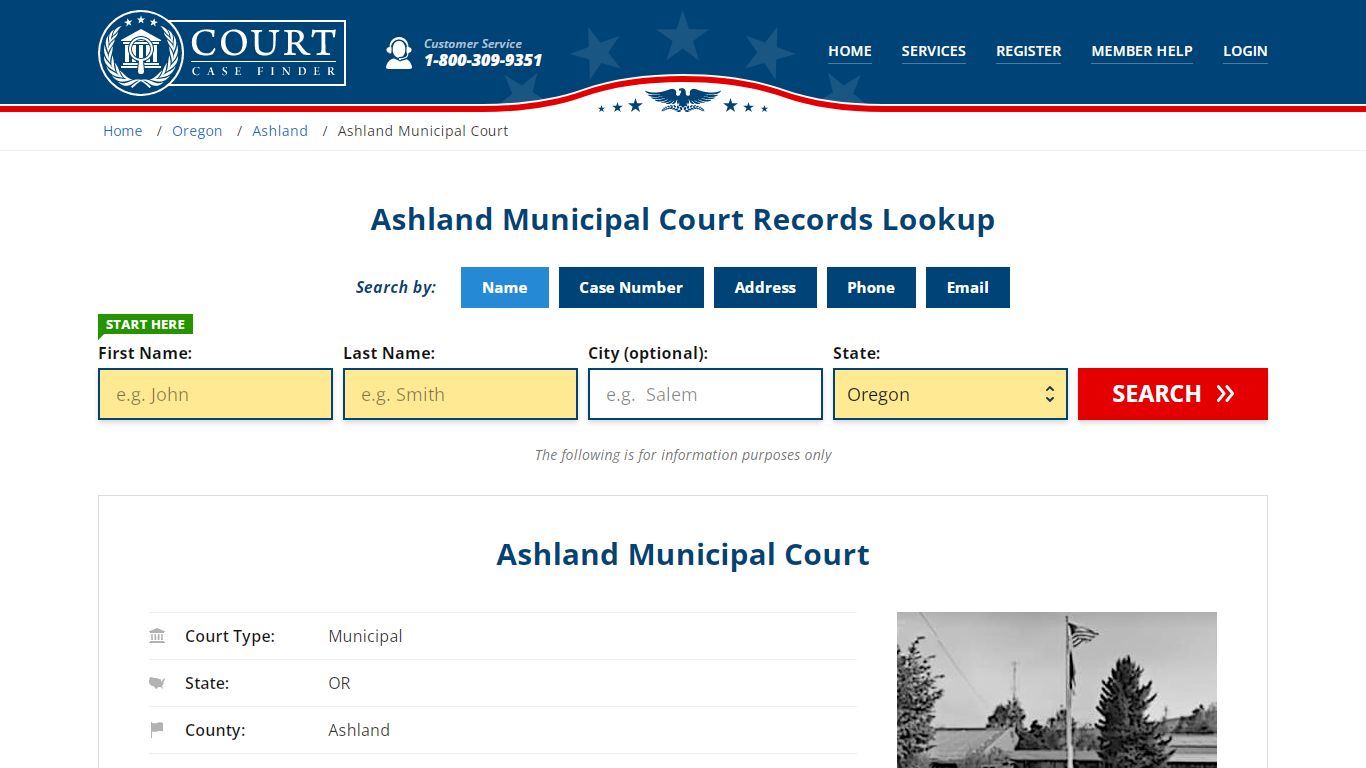 Ashland Municipal Court Records Lookup - CourtCaseFinder.com